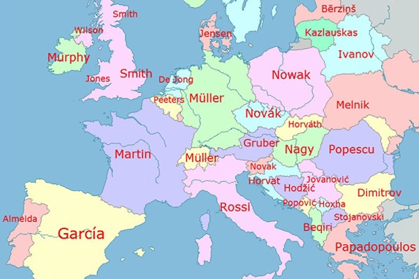 leggyakoribb-vezeteknevek-europaban